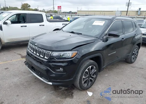 2022 Jeep Compass Limited 4X4 из США, поврежденный, VIN 3C4NJDCB3NT159533